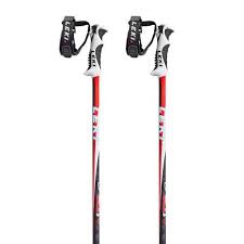 Leki Spark Trigger S Ski Poles Man Black Red White Leki