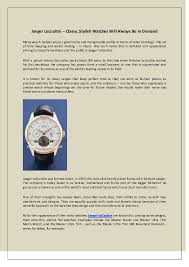 Austrian names, german names, surnames names. Pdf Jaeger Lecoultre Classy Stylish Watches Will Always Be In Demand Mark Blowers Academia Edu