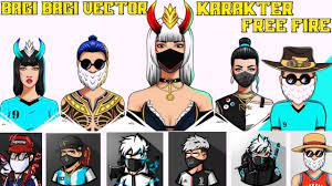 Agar penampilan vector jadi lebih keren dan bisa buat ini jadi lebih mematikan saat digunakan oleh kalian juga. Bagi Bagi Polosan Vector Karakter Free Fire Link Download Media Fire Youtube