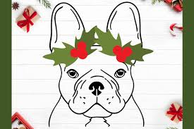 These can be used in website whatever might be the purposes it can be used everywhere. Christmas French Bulldog Svg Christmas Frenchie Svg Dog Svg 942753 Illustrations Design Bundles