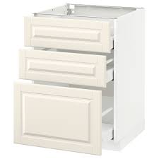 Nun sagt unser küchenbauer, das ghet nicht mehr und würde nur mit alten ikea küchenserien gehen. Metod Maximera Unterschrank Mit 3 Schubladen Weiss Bodbyn Elfenbeinweiss Ikea Deutschland