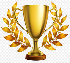 25 images of winner icon. Gold Background