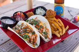 Gasoline alley serves upscale food. Fish Tacos Picture Of Fudpucker S Beachside Bar Grill Destin Tripadvisor