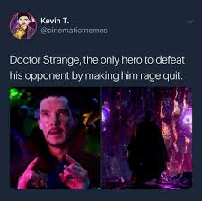 Find the exact moment in a tv show, movie, or music video you want to share. None Ya Fuckin Business Dormammu I Ve Come To Bargain