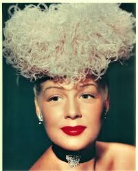 Miss Betty Hutton below, a gorgeous and extremely talented actress, singer,  dancer, from Paramount Studios. She is worthy of a Cinderella story in a  sense, cause she grew up in abject poverty