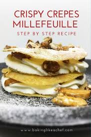 French Crispy Mille Crepe Recipe Recipe Recipes Easy Cooking Recipes Healthy Brunch Recipes