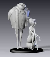 Despicable Me 2 Making Of Gru And Lucy Maquette Sculpting Stylized Character Development
