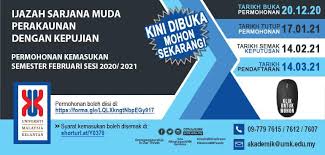 Ijazah sarjana muda perakaunan (kepujian) merupakan program yang direka khas untuk menyediakan graduan dengan pengetahuan dan kemahiran perakaunan yang membolehkan graduan menjadi akauntan profesional dan menyediakan kepimpinan yang dinamik dan inovatif serta nilai etika dan integriti yang tinggi. Facebook