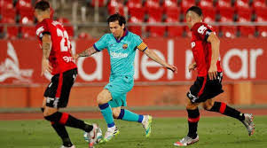 Until last season the super cup pitted the reigning la liga winner against the reigning copa del rey winner. Lionel Messi Leads Barcelona To Flying Return Against Mallorca Sports News The Indian Express