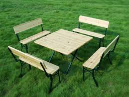 Choose beer table and benches according to your ideas. Beer Table Set With Backrest China Beer Table Sets Outdoor Beer Table Sets Made In China Com