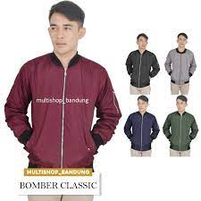 Jaket Bomber Classic Jaket Bomber Pria Grosir Jaket Bomber Jaket Bomber Bandung Bomber Despo Shopee Indonesia