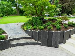 Bauzentrum Beckmann Quarzit Porphyr Schiefer Gartendesign Ideen Natursteine Naturstein Palisaden