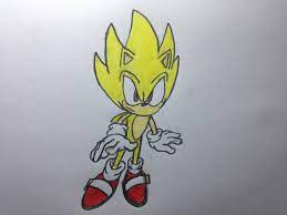 I drew Super Sonic from Sonic X! And yes, Super Sonic's eye colour in Sonic  X is orange, instead of red. : r/SonicTheHedgehog