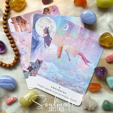 Oracle cards have much less rigid structure and provide more opportunity to cultivate intuition. Work Your Light Oracle Card Deck Rebecca Campbell Soulmate Crystals