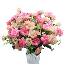 Pink bouquet artificial flower bridal wedding home decoration fake flowers. Janeyi 4 Pieces Artificial Rose Flowers Fake Bouquet Artificial Silk Flower Plants Floral Arrangement For Diy Indoor Outdoor Home Kitchen Table Garden Office Wedding Party Decor Pink And Light Pink Buy