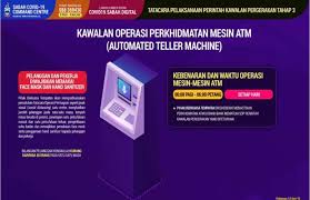 Waktu operasi mesin teler automatik (atm) dan mesin deposit tunai (cdm) bsn adalah seperti berikut bermula 13 april 2021 (selasa). Jabatan Penerangan Sabah Ø¹Ù„Ù‰ ØªÙˆÙŠØªØ± Perkhidmatan Mesin Atm Di Sabah Adalah Dari Jam 6 Pagi Hingga 6 Petang Sahaja Dalam Tempoh Pkp Tahap Tiga Sumber Sabah Covid 19 Command Centre Japensabah