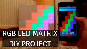 These panels are normally used to make video walls, here in new york we see them on the sides of busses and bus stops, to display animations or short video clips. Diy Rgb Led Matrix Using Arduino Bluetooth Android App