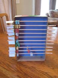 Almost Unschoolers Cereal Box And Bread Clip Counting Frame Abacus Recyclage Diy Diy Recyclage