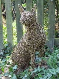 Animal garden ornaments work particularly well on walls so don't be afraid to experiment. 560 Willow Bamboo Structures Ideas Bamboo Structure Garden Art Willow Weaving