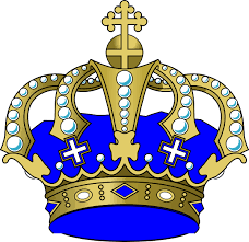 Blue Crown Clip Art At Clker Com Vector Clip Art Online Royalty Crown Clip Art Blue Crown Royalty