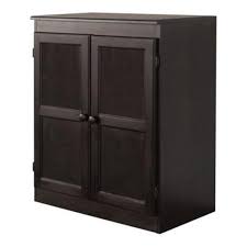 storage cabinet, espresso finish