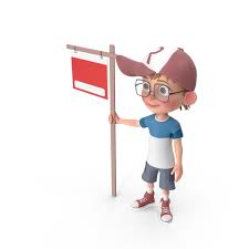 Top free images & vectors for boy cartoon pic download in png, vector, file, black and white, logo, clipart, cartoon and transparent. Cartoon Boy Holding A Sign Png Images Psds For Download Pixelsquid S11202179c