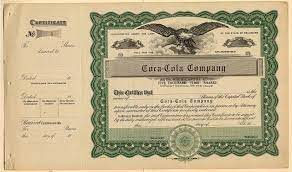 Current assets are expected to dwindle to about 812.9 m. Pin On Coca Cola Stock Certificates Aktien Akcie Scripophily Azpartner1