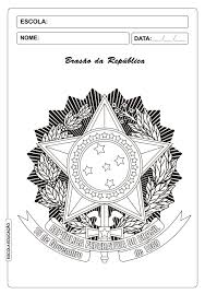 Ao fim da década de 1880, a monarquia brasileira estava numa situação de crise, pois representava uma forma de governo que não correspondia mais às mudanças sociais em processo. Desenho Do Brasao Da Republica Para Colorir Atividade Para Imprimir