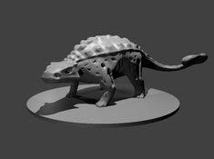 Ankylosaurus Zombie By Mz4250 On Shapeways Shapeways Zombie 3d Printing Materials