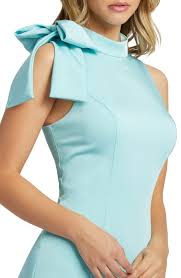 Mac Duggal Shoulder Bow Cocktail Dress Nordstrom In 2020 Fashion High Fashion Street Style Sheath Dress