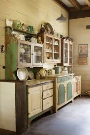 When it comes to floors and cabinetry in a kitchen, you might think you have to find materials that are an exact match. Country Home Kitchen Cabinets Bohemian Kitchen Rustic Kitchen Cabinets Rustic Kitchen