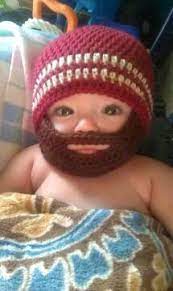 Crochet Baby Boy Beanie With Beard Hat Made To Order 25 00 Via Etsy Baby Boy Beanies Crochet Baby Boy Crochet Baby