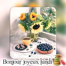 Bonjour Joyeux Lundi Bonjour Lundi Lundi Emoticone Anniversaire