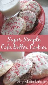 Super Simple Cake Batter Cookies Video Cake Batter Cookies How Sweet Eats Easy Cake