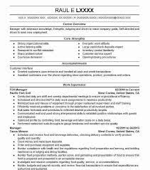 ● managed front of house operations including greeting and interacting with diners. Foh Manager Resume Example Manager Resumes Livecareer