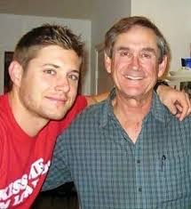 Jensen and his dad,so cute <3
