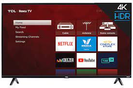 Tcl tcl roku tv 43 4k ultra hd with hdr (43s433) $279.88. Tcl 55 Class 4 Series 4k Uhd Hdr Roku Smart Tv 55s425 Ca Tcl