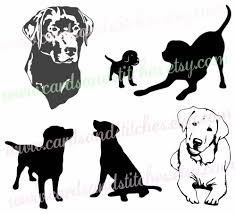Image Result For Dog Doing Down Dog Svg File Labrador Silhouette Paw Design Labrador
