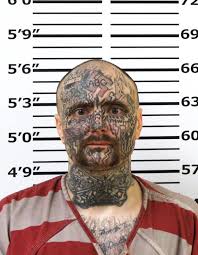 Breaking news: Authorities have apprehended Robert Jacob Ray in Carter  County, TN following a police chase, with a face that doubles as a roadmap  to his life choices. When asked for a