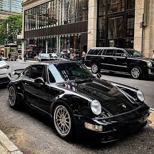 Heritage Car Club On Instagram Black Beauty Credit Corsayourenthusiasm Rwb Porsche Rauhwelt Black 964 T Porsche 911 Turbo Porsche 911 Dream Cars Lexus