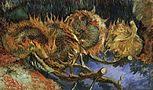 Sand barges on the siene. Sunflowers Van Gogh Series Wikipedia