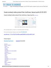 In order to watch diamond league live streaming you will need to instal sopcast player. Canale RomaneÈti Online Protocol Flash Acestream Sopcast 2019 Multimedia Computing