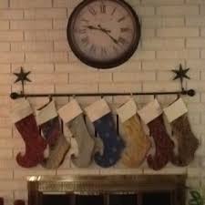 Found A Way To Hang The Stockings Without A Mantle Brick Clips Hooks And A Curtain Ro Hanging Christmas Stockings Christmas Decor Diy Holiday Decor Christmas