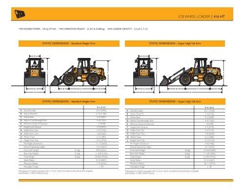 JCB 416-HT Super High Lift Wheel Loader