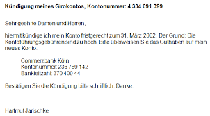 Sehr geehrte damen und herren, hiermit kündige ich bzw. Girokonto Kundigen Auflosen Formular Vorlage