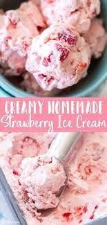 Healthyfoodforkids Homemade Strawberry Ice Cream Ice Cream Maker Recipes Strawberry Ice Cream Recipe