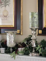 It has a clear glass footed base with and antiques mercury glass finish (antiqued = speckled in like a marble notebook). Holiday Decorating With Mercury Glass Lori S Favorite Things