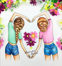 Best friends do things together, so use your hobby in an effort to think up some nicknames. Pin By Jasmijn Keizer On Best Friends Forever Bff Drawings Drawings Of Friends Best Friend Drawings
