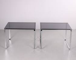 Maybe you would like to learn more about one of these? Vintage Set Of Side Tables Of Chrome Smoked Glass 1960s 155617