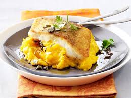 Bratfisch Mit Kurbispuree Rezept Lecker Rezept Fisch Braten Kurbispuree Rezepte Rezepte
